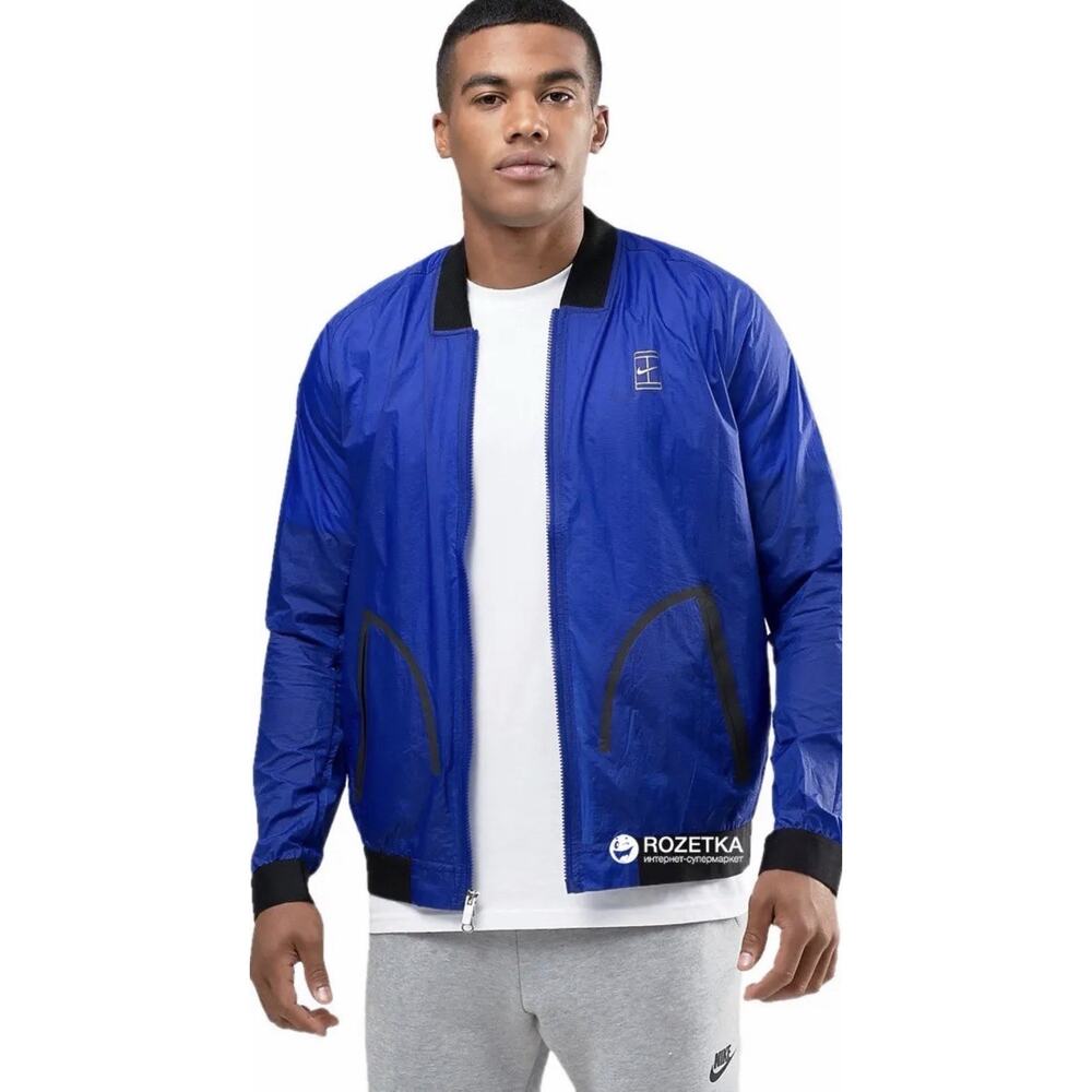 Nike X Streetwear Nike Court Bomber Jacket Windbreaker Y2K 90s Vtg